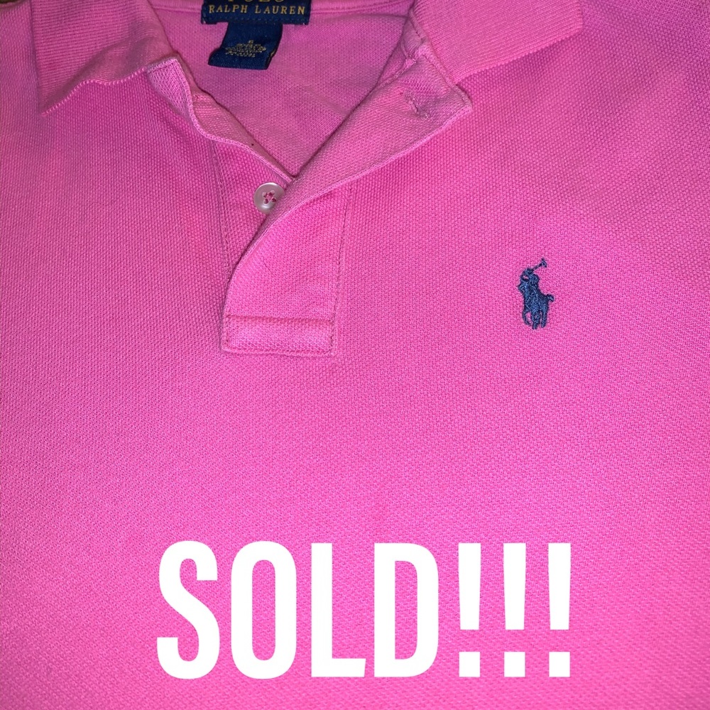 ❌SOLD❌ Purple/pink Boy’s Polo Shirt
